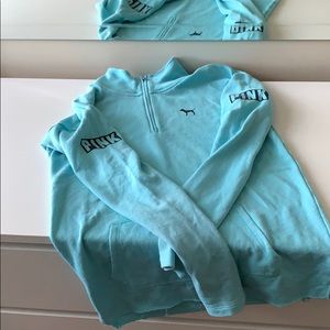 Pink Victorias Secret Quarter zip
